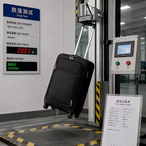 Trolley Bag Drop Test