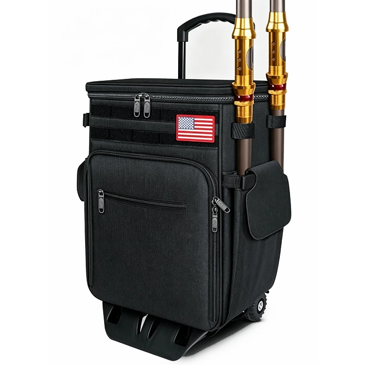 Bolsa térmica com rodas para pesca